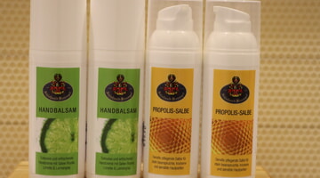 Handbalsam und Propolis-Salbe