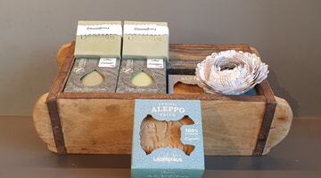 Alepposeife und versch. Olivenseifen