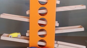 Rasant von oben nach unten